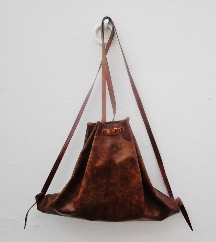 traditional style backpack by FG handmade bags
