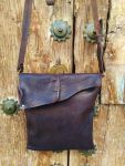 small organic shoulder bag oiled leather